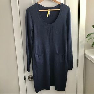 LOLE cotton blend knit dress with real pockets